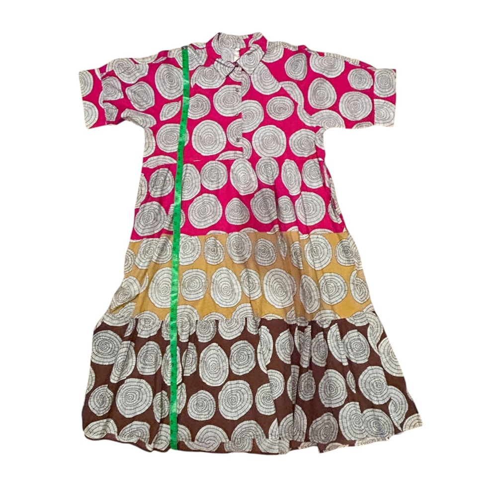 Uncle Frank Tiered in Spirals Midi Dress - Picture 5 of 6